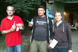 ...aber immerhin Vize: Hannes, links daneben DXN und Marcel