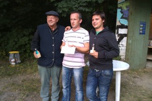 Das Siegerteam: Albert Wendt, Jens Riedel, Patrick Lehmann