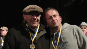 Seriensieger: Jens Riedel (rechts) mit Albert Wendt